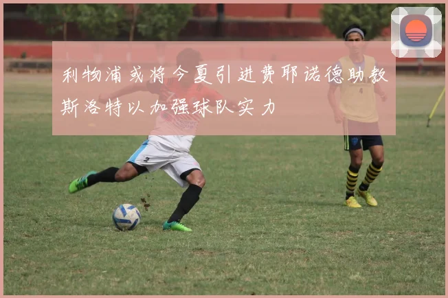 利物浦或将今夏引进费耶诺德助教斯洛特以加强球队实力